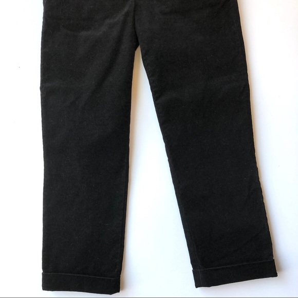 NWT J. Crew Black City Fit Cropped Corduro… - Picture 3 of 6